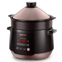 苏泊尔（SUPOR）智能电炖锅 煲汤锅 煮粥电砂锅 bb煲陶瓷煲 炖肉锅 5L大容量 中华炽陶釜 DG50YC12