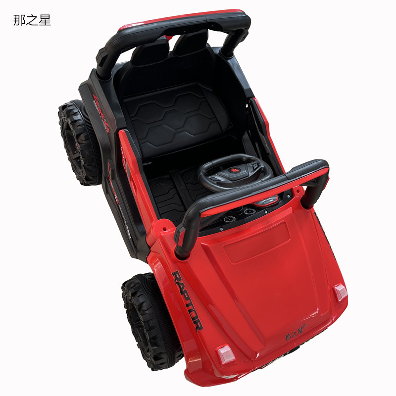那之星 儿童电动四轮红色越野车高清大图