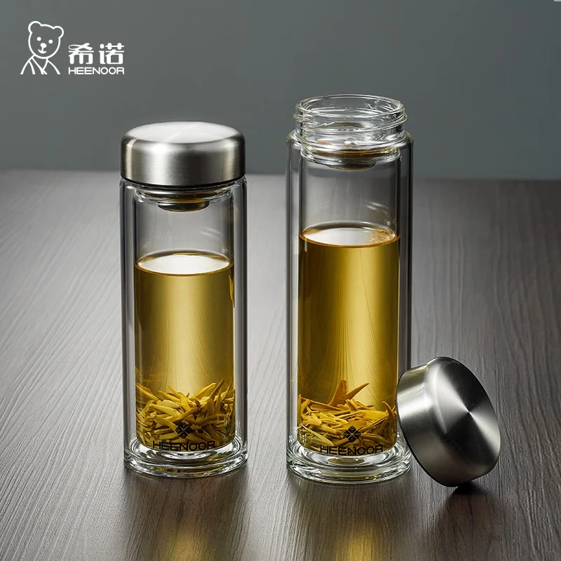 希诺(HEENOOR)双层玻璃杯精品350ml-N-6568高清大图