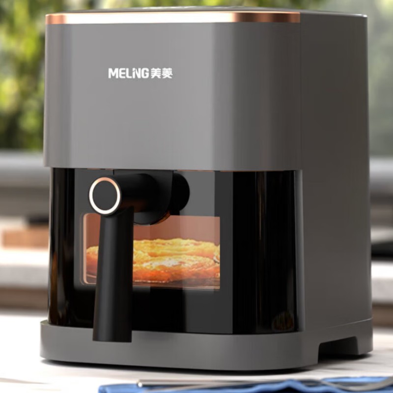 美菱(MELNG) MZG-DC3559A 空气炸锅 可视大窗 电子款 5L 灰色高清大图