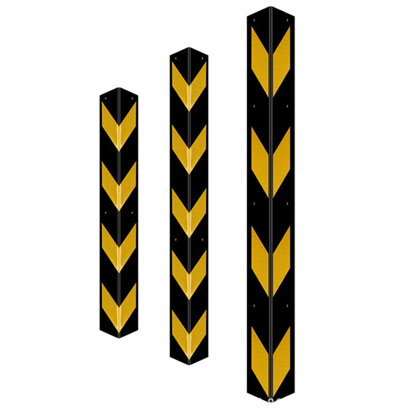 海斯迪克 hk0015 橡胶直角 护墙角 橡胶护角 车库反光防撞条 护角厚0.