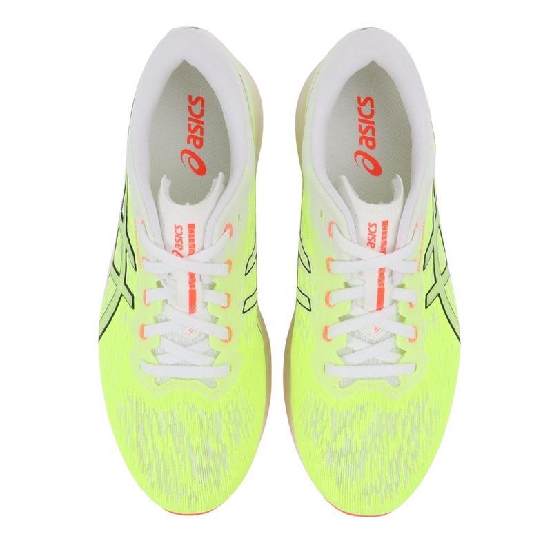 亚瑟士(ASICS)跑步鞋男轻量缓震专业训练马拉松竞速鞋黄色黑色evo