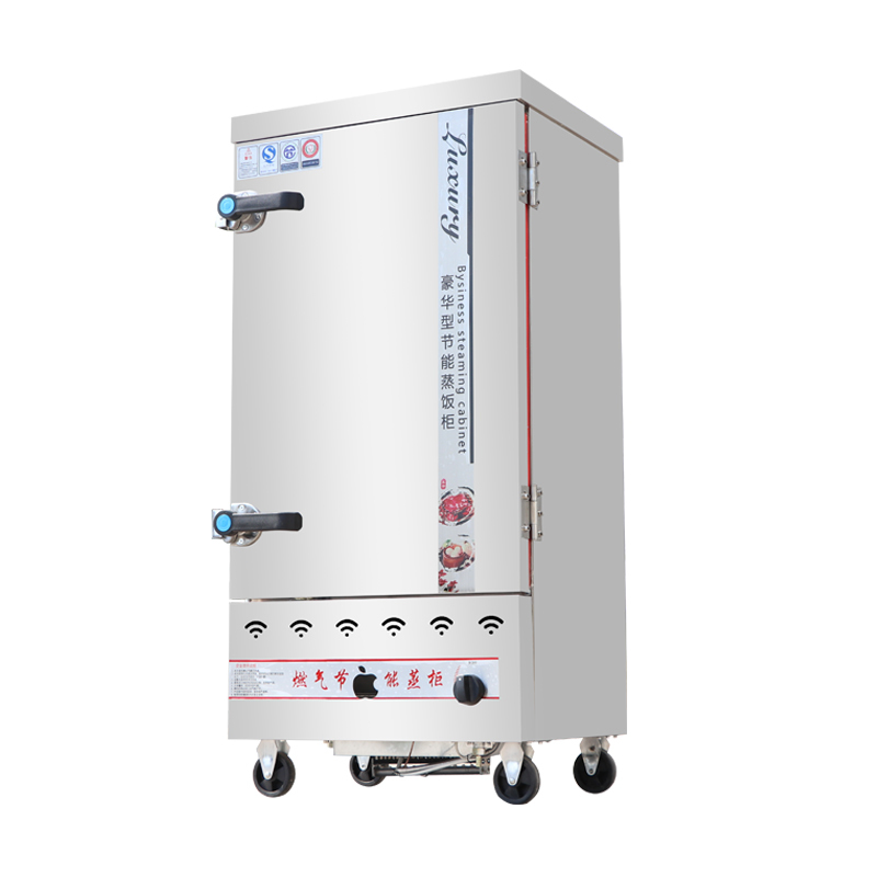 时光旧巷商用液化气煤气天然气12盘蒸饭柜6层蒸饭车机8盘蒸饭箱24盘蒸