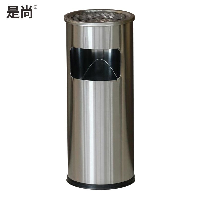 不锈钢方形垃圾桶售楼处客厅灭烟桶室内带盖圆形方桶大号商用商场报价