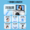 纽曼(Newsmy)N9微单翻转屏自拍wifi传图高清像素校园拍照旅游专用美颜滤镜女礼物数码相机学生128GB白色+广角