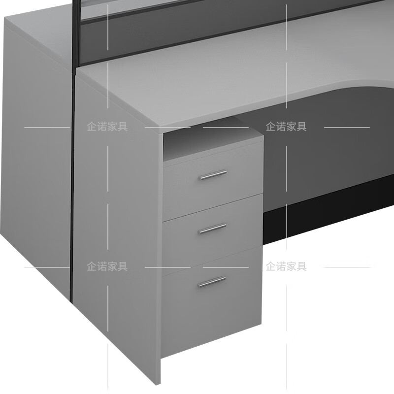 [企诺]屏风工位 QND2bYP-LT2442 2400×4200×1100mm 人造板 组高清大图
