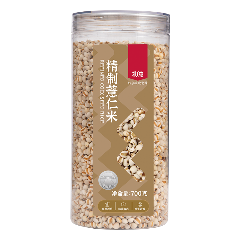 北纯 精制薏仁米-(罐装)700g