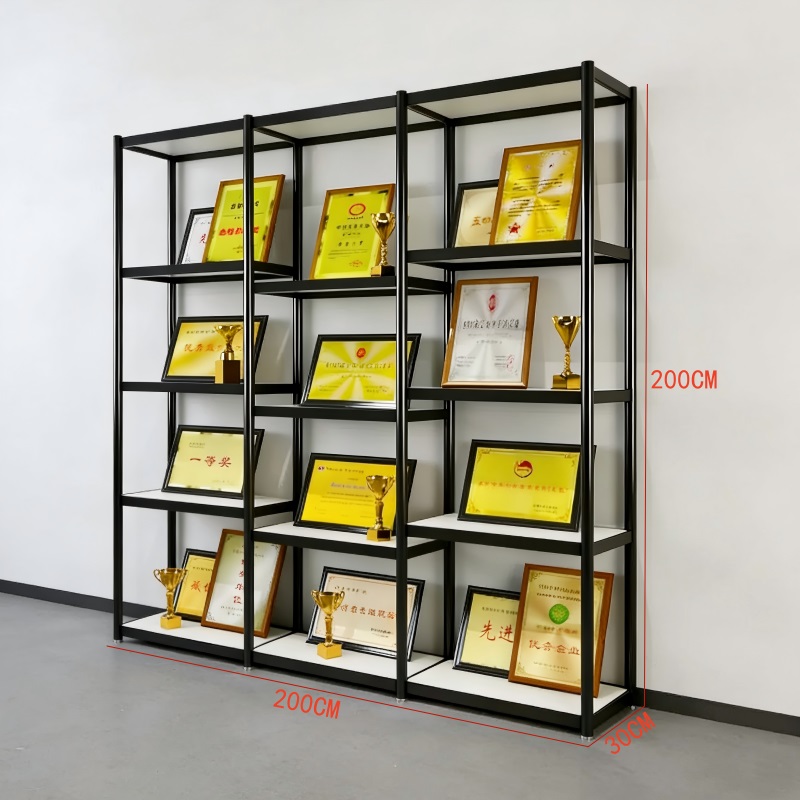 易企采 荣誉展示架30*200*200CM 奖牌奖杯证书手办置物架 单位:组 货期:7天高清大图