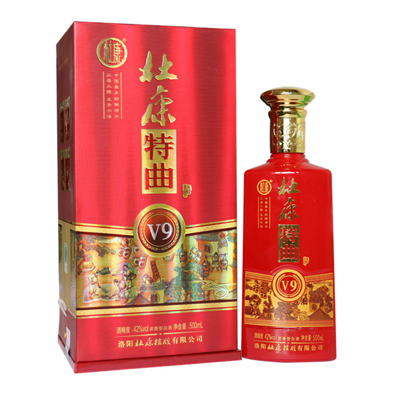 杜康特曲v942度浓香型白酒500ml6整箱装参数