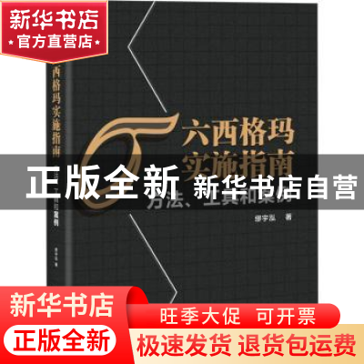正版 六西格玛实施指南(方法工具和案例) 缪宇泓 电子工业出版社