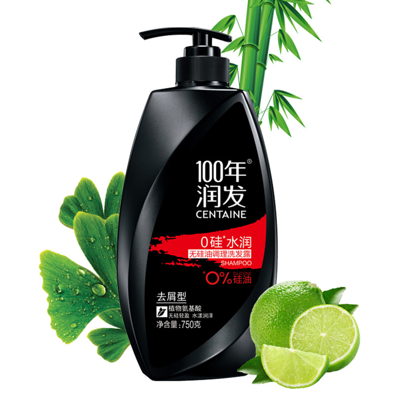 100年润发0硅水润去屑洗发露750g
