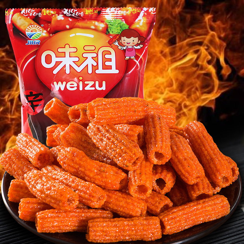 九日牌炒年糕条甜辣味(红)100g/袋