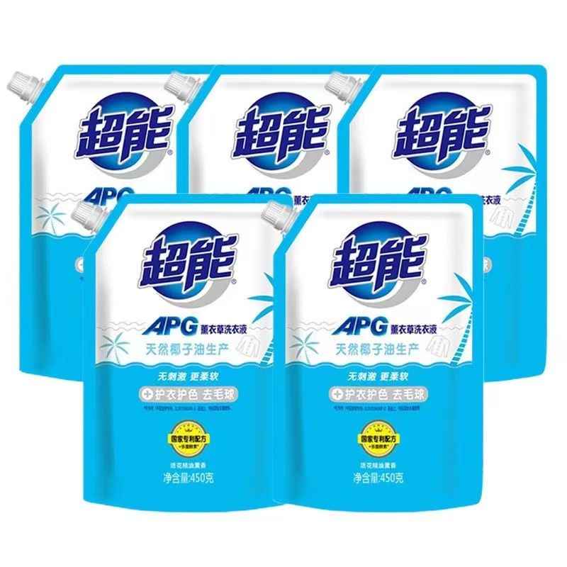 超能 APG薰衣草洗衣液 450g*5