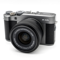 富士(FUJIFILM) X-A5（15-45mm）深银色 单镜头套装 数码微单相机