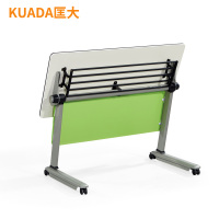 匡大 简约办公桌可拼接移动可折叠培训桌长条桌双人桌1400*400 KDFT022A-5
