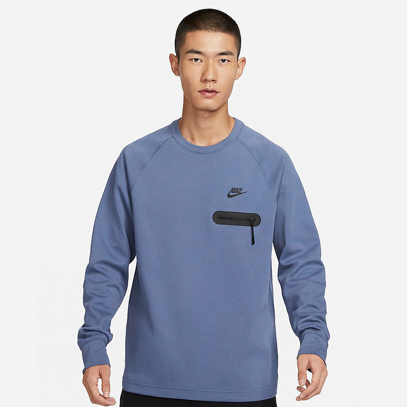 nike耐克卫衣男长袖秋新款拉链口袋休闲运动圆领套头衫fd9881491