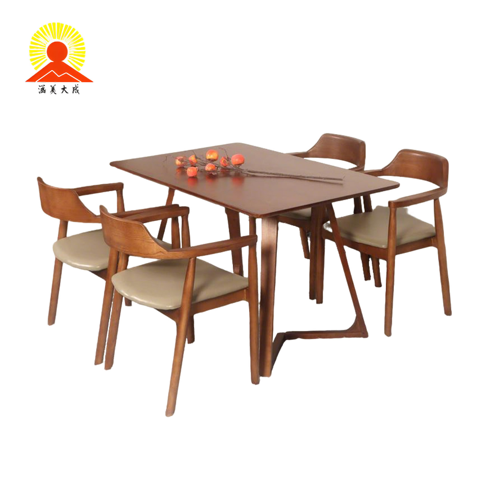 涵美大成 桌椅套装(一桌四椅)HMDCCY21101 套