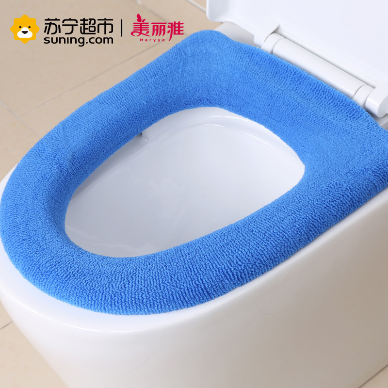 美丽雅maryya O型马桶垫(厚织) 颜色随机 马桶圈马桶套 均码氨纶、晴纶