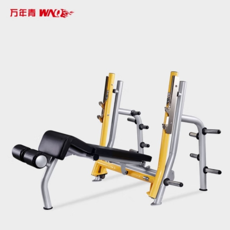 万年青 商用下斜举重床(黄色可调) F1-A680