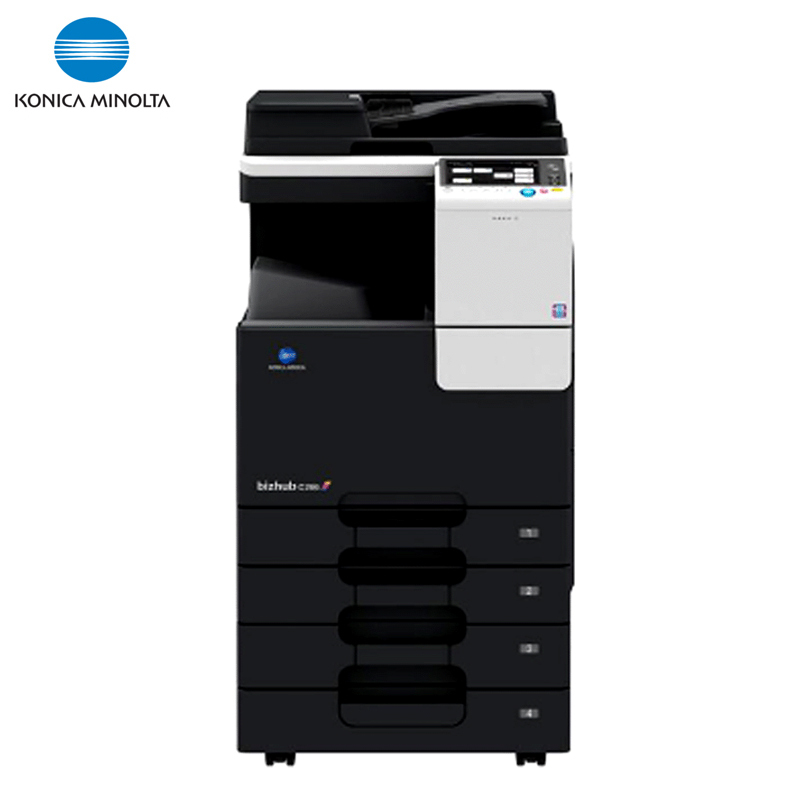 柯尼卡美能达(KONICA MINOLTA)bizhub C266 A3彩色复合机 26页/分 打印复印扫描(含双面输稿器+双纸盒+双面器+送原装工作底柜)