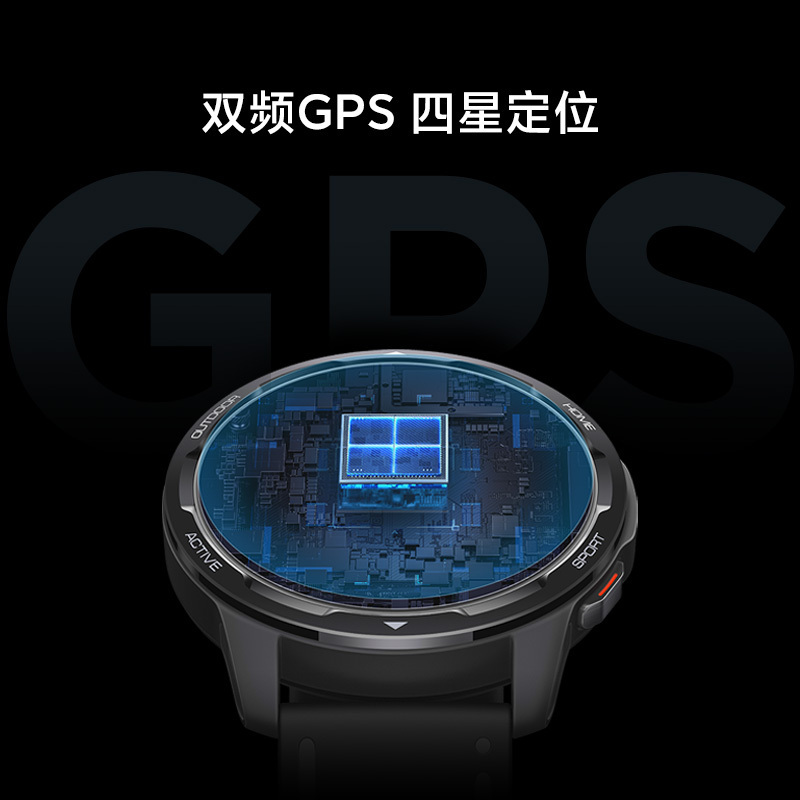 Xiaomi Watch Color 2 星耀黑 精致金属表圈 蓝牙通话手表 双频GPS四星定位 117种运动模式 支持百城公交与绑定门禁