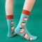 韩国卡通袜子女中筒袜潮流长筒袜男欧美街头日系可爱春秋学生棉袜莎丞