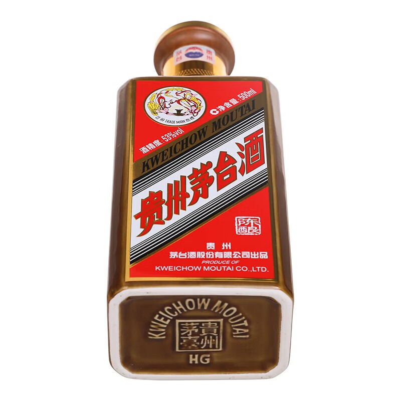 MOUTAI茅台贵州茅台酒新燕京八景单支八景陈酿茅台白酒53度500ml