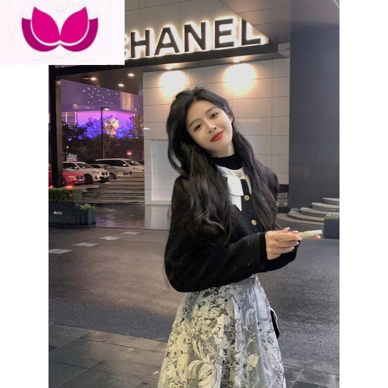 七斓早春盐系轻熟小香风高级感气质名媛外套法式桔梗套装女连衣裙