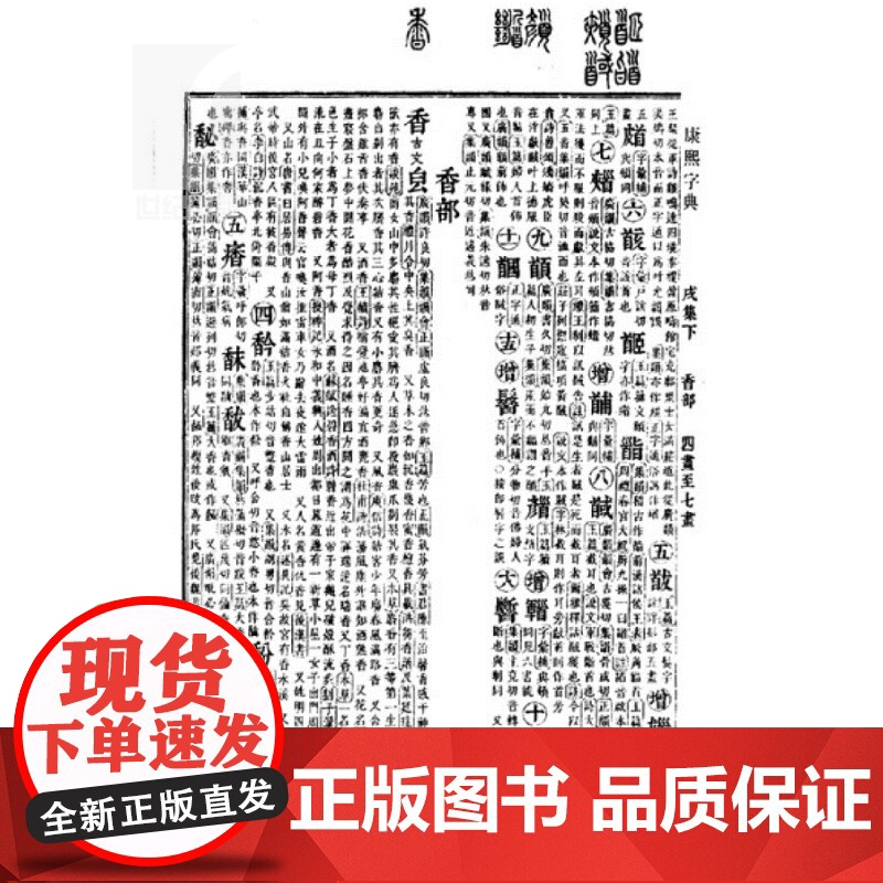 正版 康熙字典(精) [清]张玉书 中国一部以字典命名的汉字辞书 很长一个时期内是我国字数多的一部字典 上海书店 世纪出高清大图