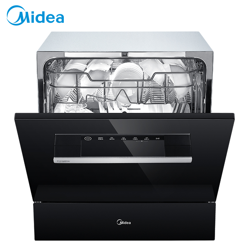美的(Midea)8套洗碗机 WQP8-W3908T-CN 嵌入式 加强风干 消毒煮洗 智能感应油污高清大图