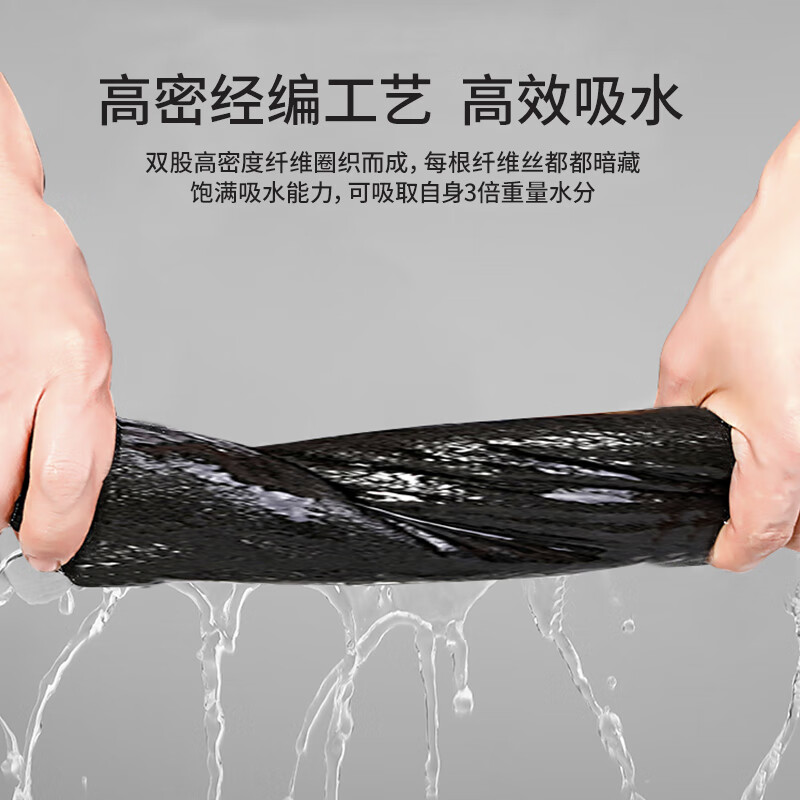 大迈质造 擦玻璃抹布 魔力5条装:30*30CM灰色抹布高清大图
