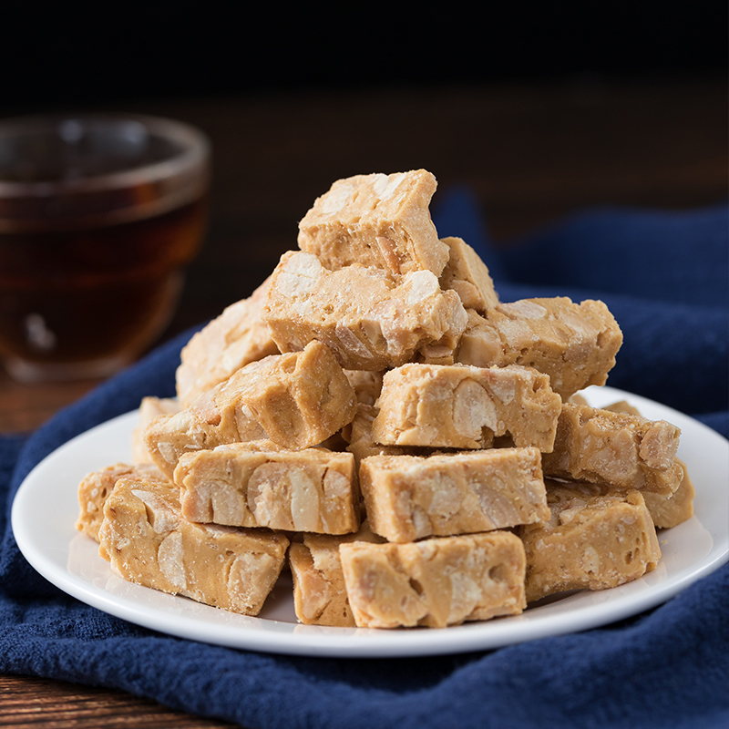 四清桥徐集花生酥 香酥麦芽糖 两种口味 手工老式花生糖