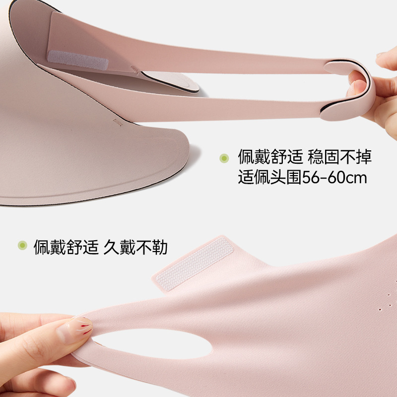 Bonnie&Toni防晒面罩夏季全脸防紫外线冰丝女遮阳帽子一体护颈脸基尼骑行口罩