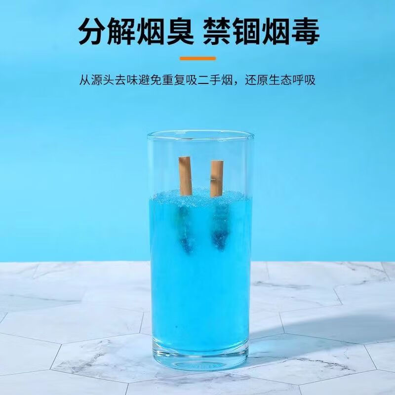 3M 一次性烟灰缸家用办公室免清洁防飞灰除臭时尚烟缸灭烟沙懒人神器 100个装 颜色随机高清大图