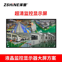 泽显Zshine 液晶监控显示器设计方案 工业级高清监视器 安防视频监控屏显示屏 LC-JZ10