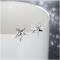 E033Women silver plated earring 镀925纯银海星耳钉时尚耳环女