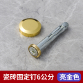 美瑞欧 瓷砖固定钉 斜边加强型亮金6公分长 10个/组（单位：组）