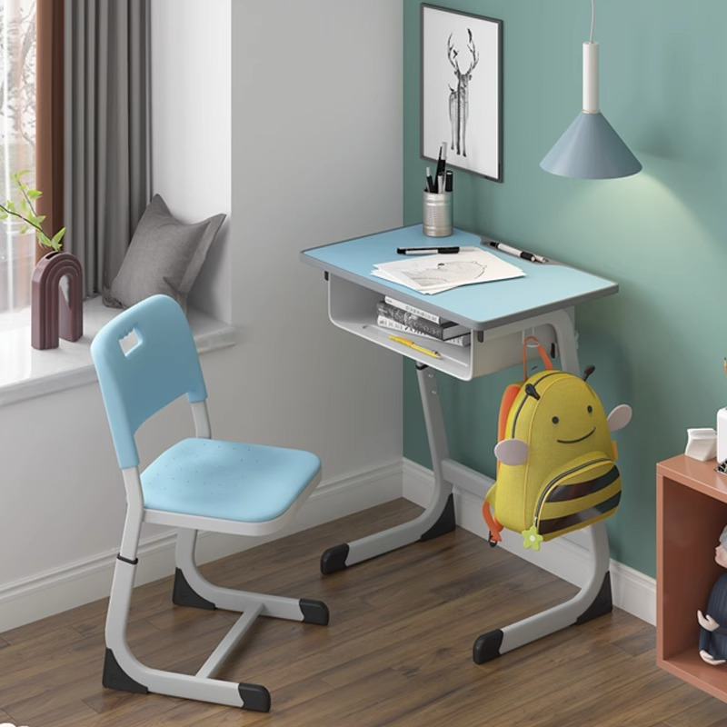 中意贝田btkz016中小学生儿童升降课桌椅套装培训椅课桌学校辅