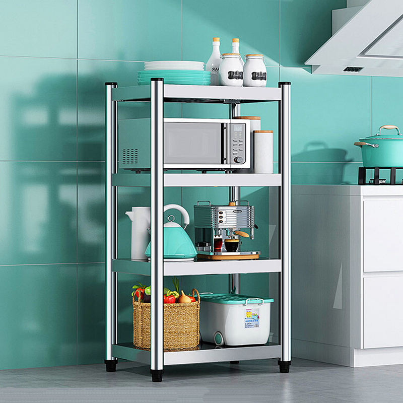 38管厨房置物架子多层 锅盆架烤箱架子 收纳储物架