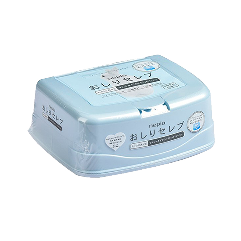 【柔软耐用】妮飘(Nepia) 日本直采 敏感肌抽取式湿厕纸 湿巾纸 40抽高清大图