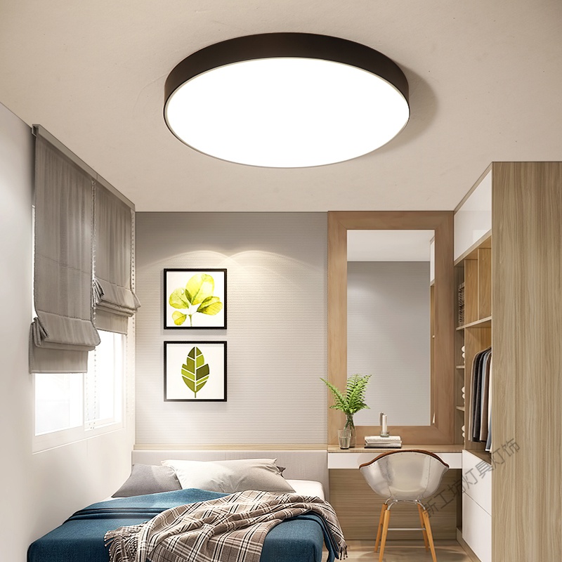 苏宁放心购2020年新款简约现代灯具套餐组合吸顶灯北欧家用客厅灯卧室灯套装高清大图