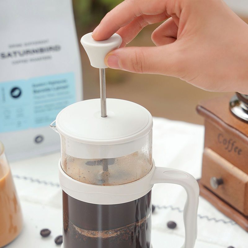 小号(350ml) 日本咖啡手冲壶家用煮咖啡过滤式器具冲茶器套装咖啡过滤杯法压壶