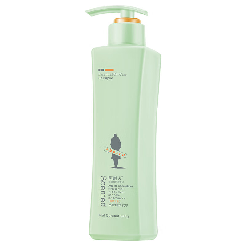 阿道夫(ADOLPH) 无硅油洗发水 四项专研洗发乳液 植物萃取洗发膏 无硅油洗发水 800ml*1瓶