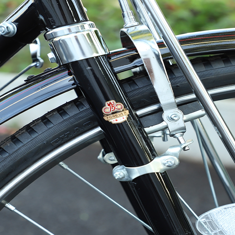 永久老单车26寸28寸通用经典老式自行车硬刹前后刹门刹车装置配件