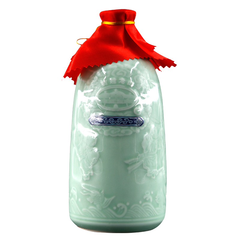 古越龙山 黄酒绍兴花雕酒糯米酒八年青瓷状元红半甜型 500ml*6瓶 整箱礼盒装