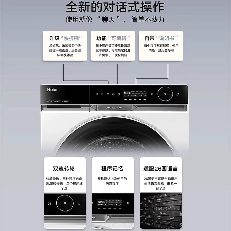 海尔(Haier)XQG120-BD1486LWU1
