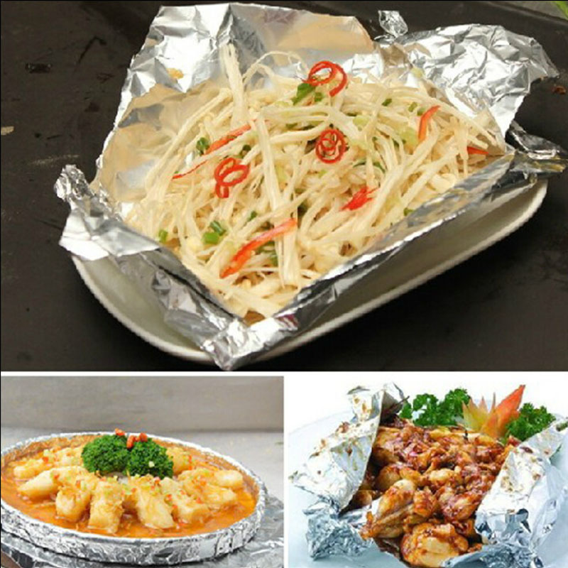 [2个装]潘西3.8米烤箱专用锡纸 烧烤铝箔纸烤肉纸厨房烘焙用具烤箱锡箔纸油纸