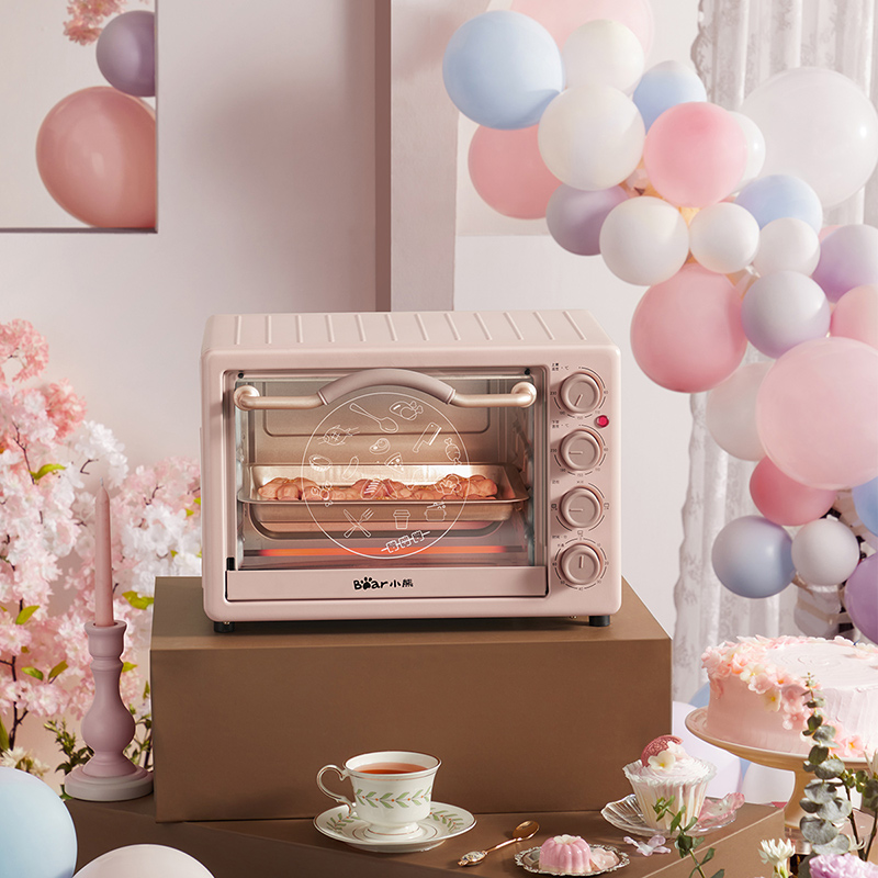 小熊(Bear)电烤箱多功能家用迷你小型烤箱独立控温20L烘烤蛋糕烤炉 上下独立温控 烘焙神器 DKX-C20G2高清大图