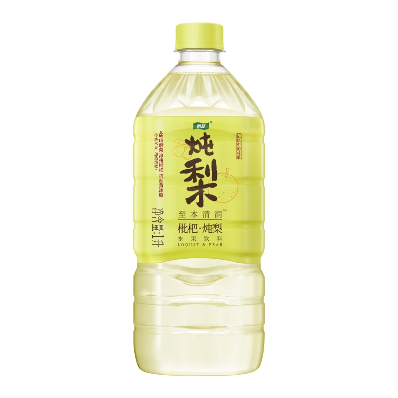 怡宝枇杷炖梨水1L*4瓶低糖植物饮料至本清润润肺润嗓果味饮料高清大图