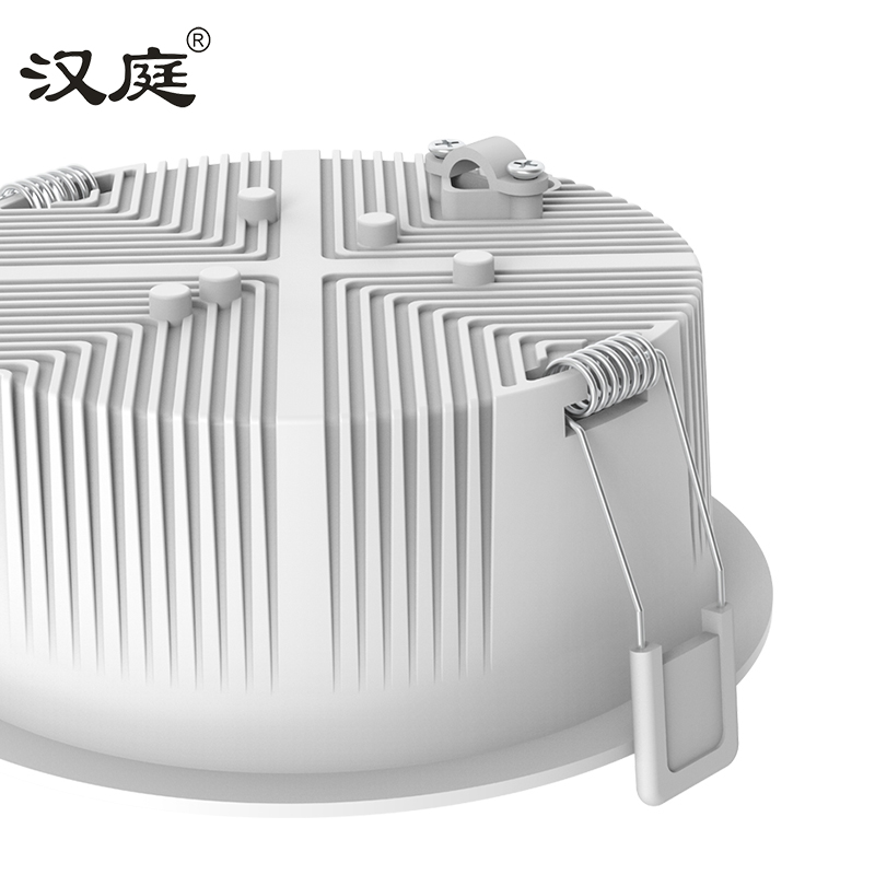 汉庭 风云筒灯 85*45mm-7w-白杯中性光高清大图